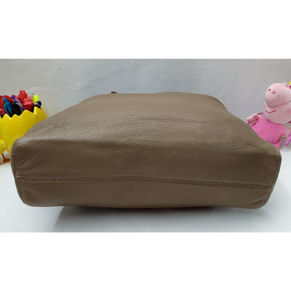 Michael Kors Jet Set Taupe Leather Pockets Double Handle Tote Shoulder Bag - Picture 7 of 14